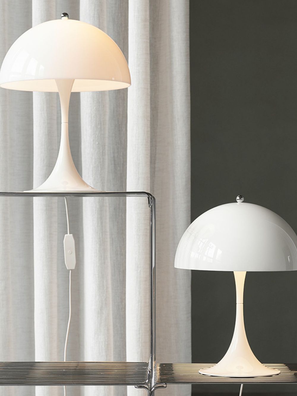 Shop Louis Poulsen Panthella 250 Led Table Lamp In White