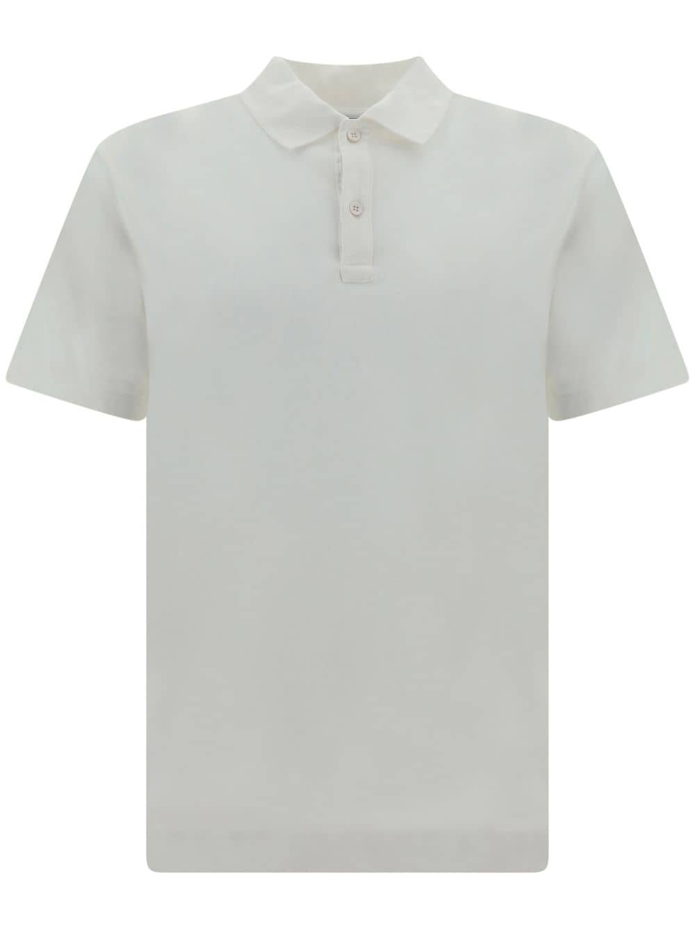 Paul & Shark garment-dyed cotton polo shirt - Weiß