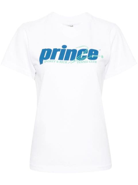 Sporty & Rich logo-print cotton T-shirt