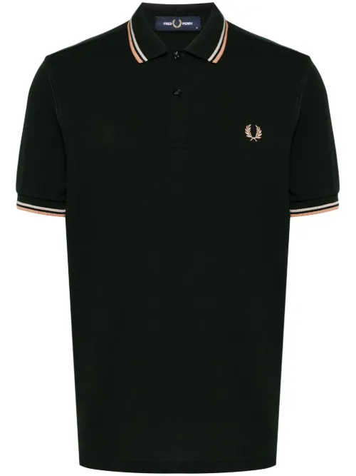 Fred Perry polo Twin Tipped - Vert - Fred Perry - Modalova