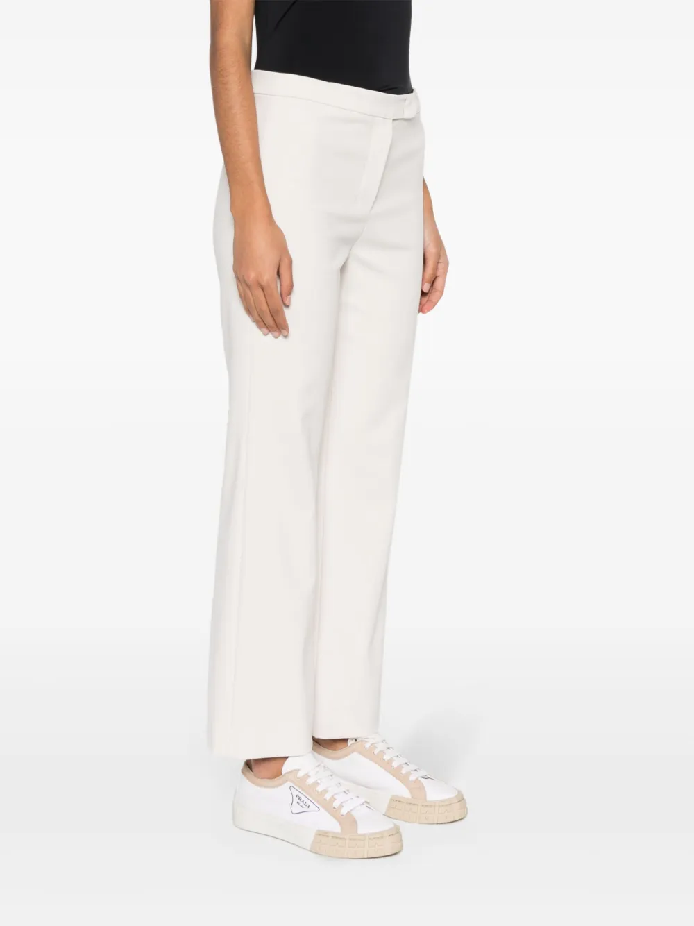 'S Max Mara High waist flared broek Beige