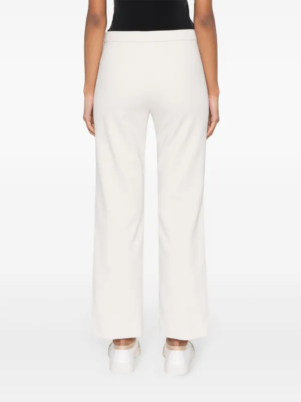 S Max Mara high-waisted Flared Trousers | Neutrals | FARFETCH SG
