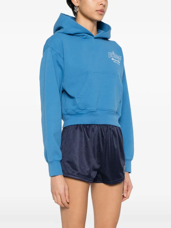 Sporty & Rich クロップド パーカー | ブルー | FARFETCH JP Sporty & Rich クロップド パーカー | ブルー | FARFETCH JP