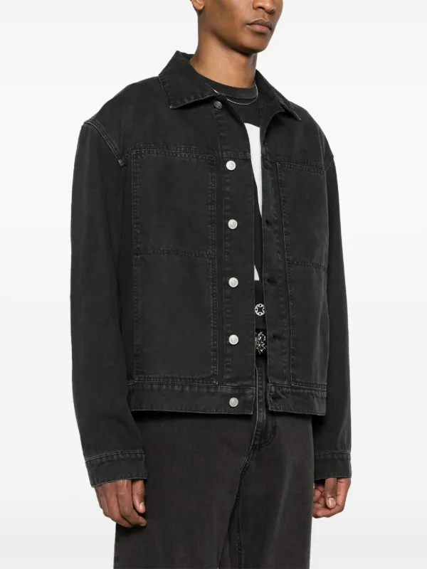 1017 ALYX 9SM ブラック バックル ジャケット 1017 ALYX 9SM バックル シャツジャケット | ブラック | FARFETCH JP
