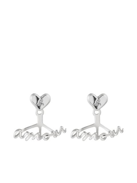 agnès b.  sterling silver earrings