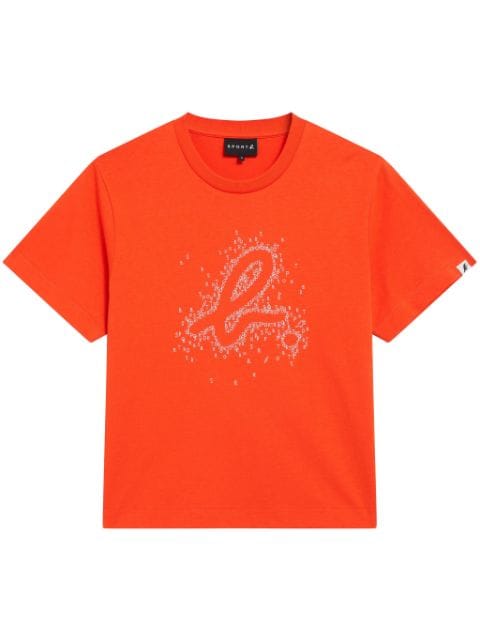 SPORT b. by agnès b.  logo-print cotton T-shirt