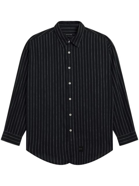 SPORT b. by agnès b.  pinstriped long-sleeve shirt