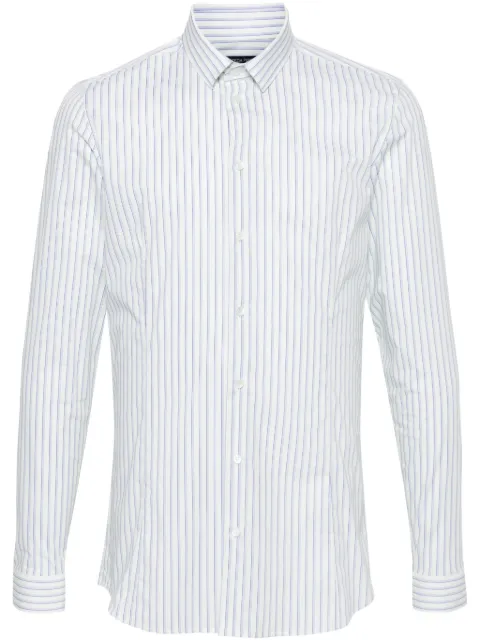 Patrizia Pepe camisa de popelina con rayas estampadas