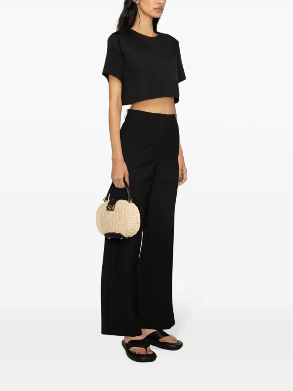 Max Mara クロップド Tシャツ | ブラック | FARFETCH JP
