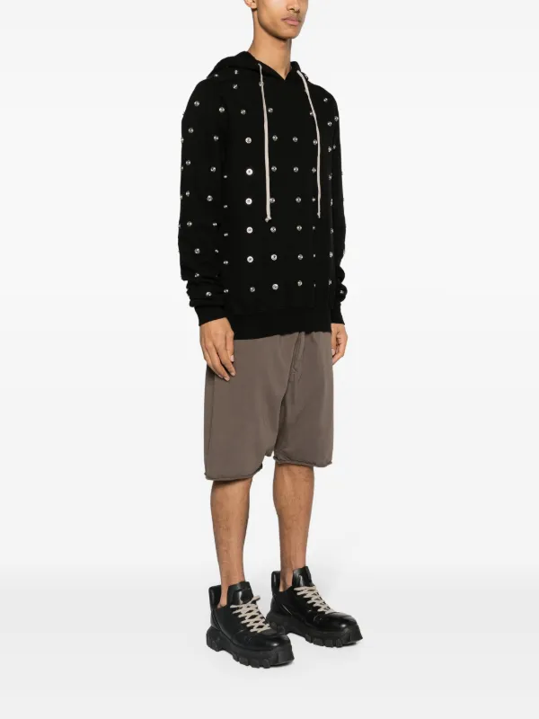 Rick Owens DRKSHDW Granbury Cotton Hoodie | Black | FARFETCH Rick Owens DRKSHDW Granbury Cotton Hoodie | Black | FARFETCH