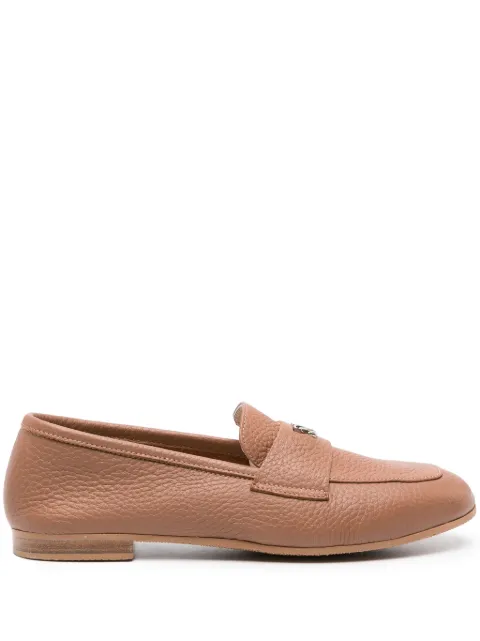 Casadei Antilope leather loafers