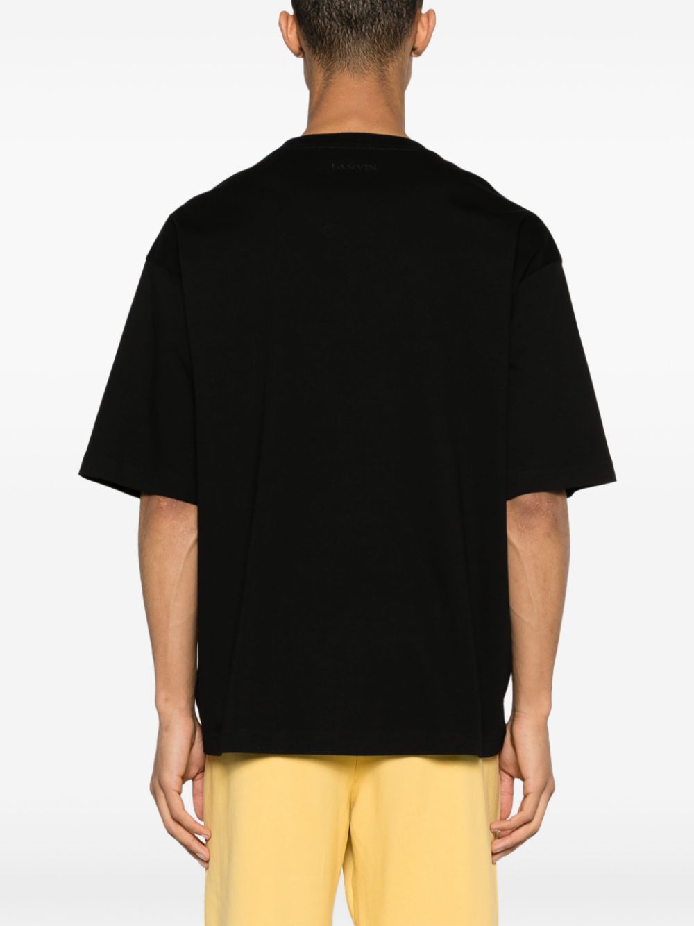 Lanvin Daunou-embroidery cotton T-shirt Men