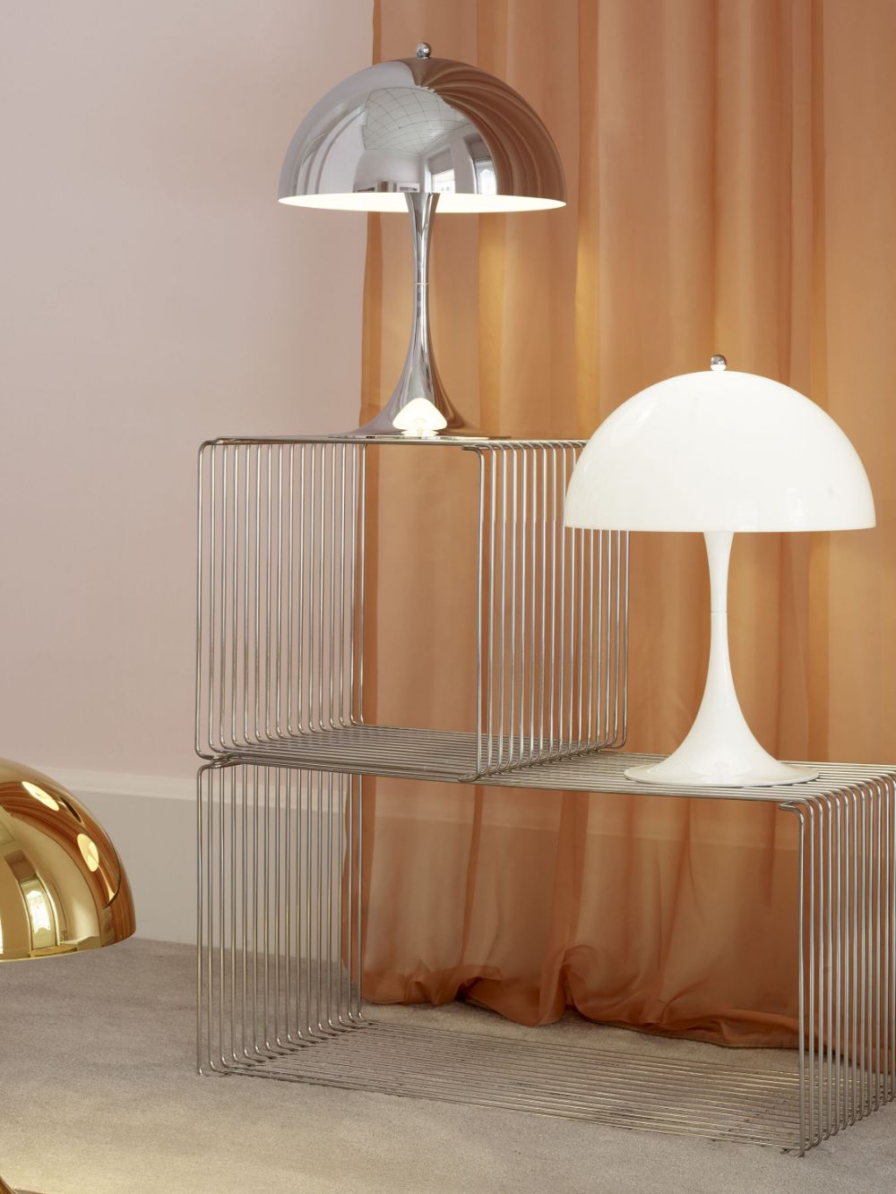 Shop Louis Poulsen Panthella 320 Led Table Lamp In White