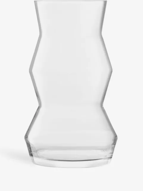 LSA International large Sculpt glass vase (36cm x 21.1cm)