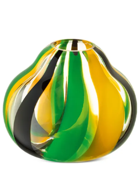 LSA International Folk glass vase (11cm x 14.4cm)