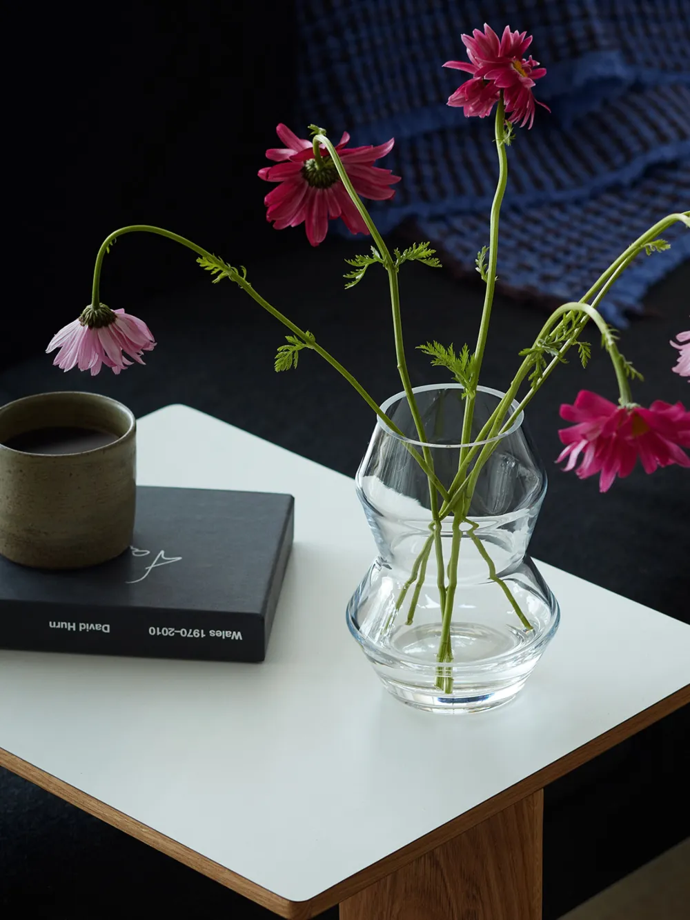 Lsa International Sculpt Glass Vase (16cm X 12cm) In Neutrals