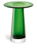 LSA International Victoria glass vase (15cm x 12cm) - Green