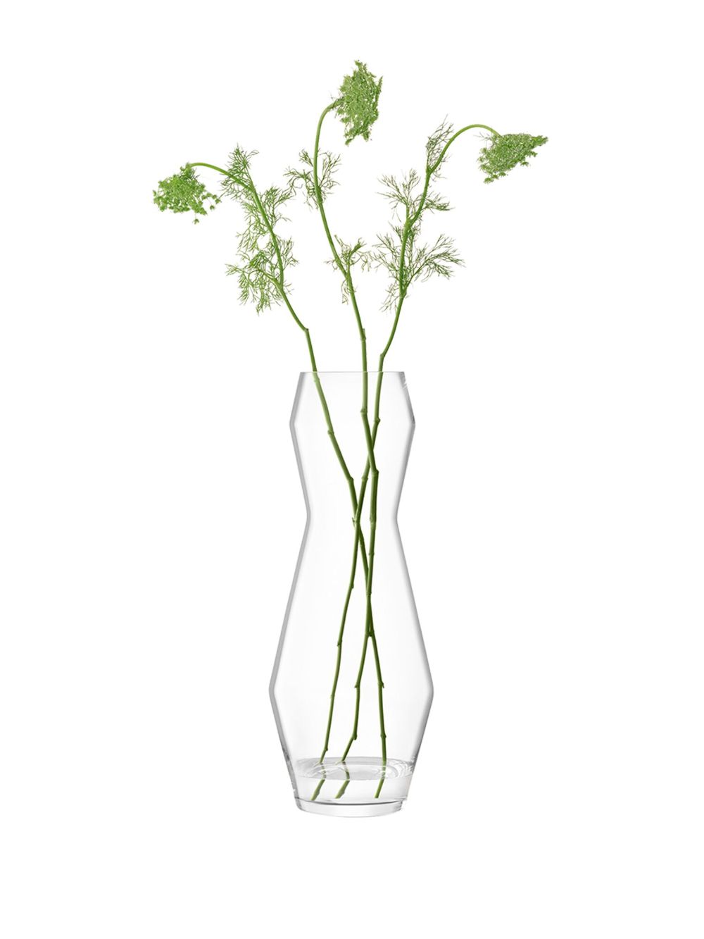 LSA INTERNATIONAL SCULPT GLASS VASE (65CM X 24CM) 