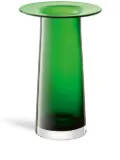 LSA International Victoria glass vase (36cm x 25cm) - Green