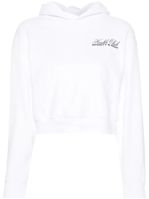 Sporty & Rich hoodie con logo estampado