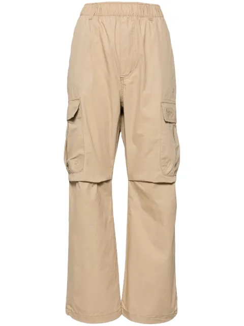 CHOCOOLATE logo-embroidered cargo trousers