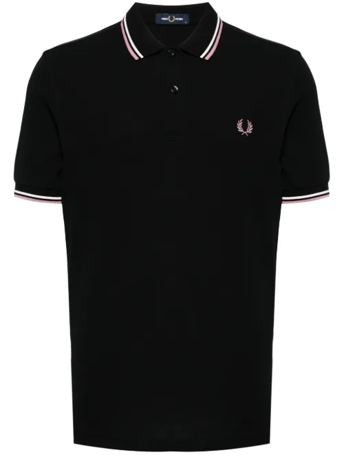 Fred Perry polo Twin Tipped - Noir - Fred Perry - Modalova