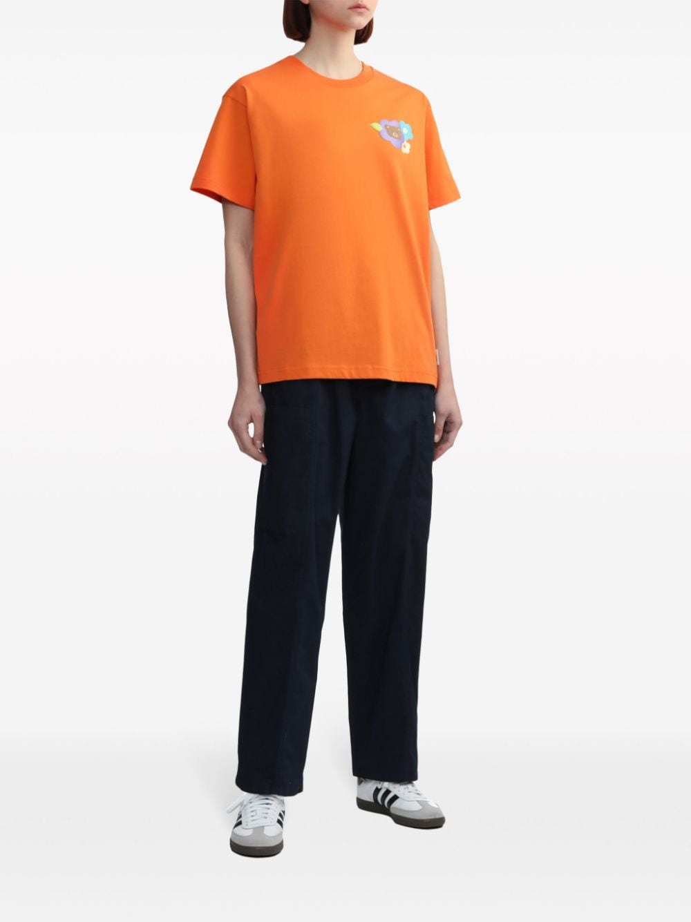 Shop Chocoolate Graphic-print T-shirt In Orange