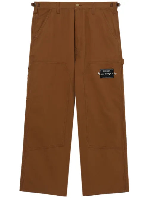 Pantalon ample à patch logo - izzue - Modalova