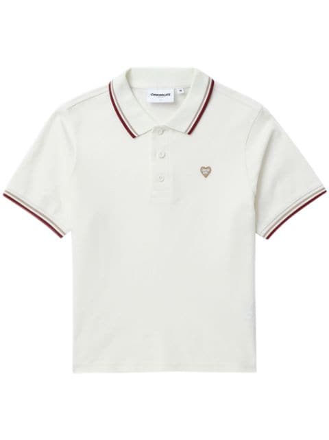 CHOCOOLATE logo-embroidered polo shirt