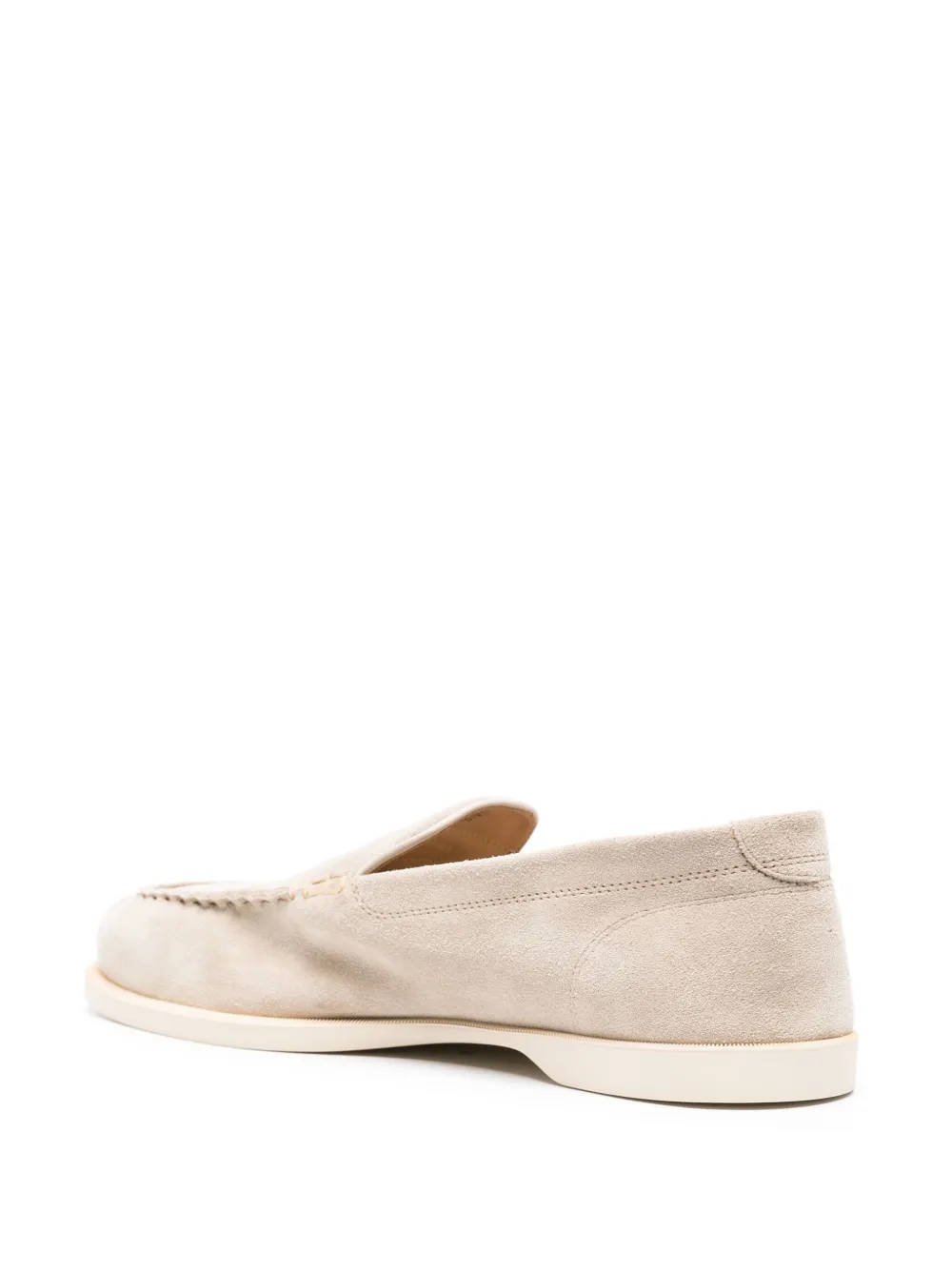 John Lobb Pace Suede Loafers - Neutrals 