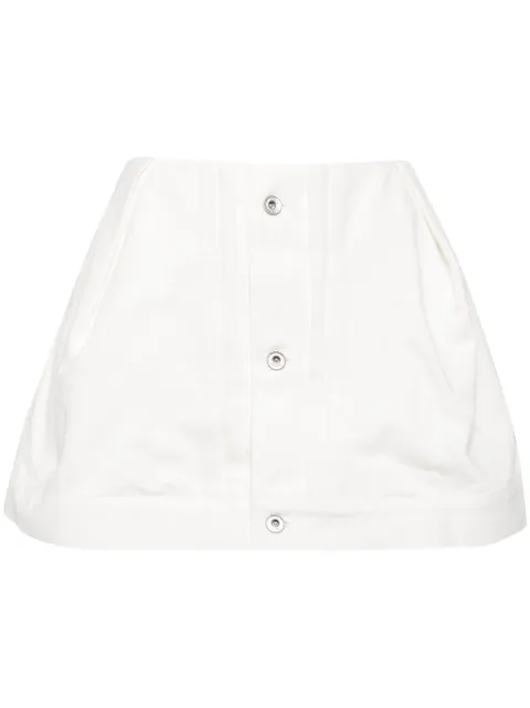 sacai mid-rise skort