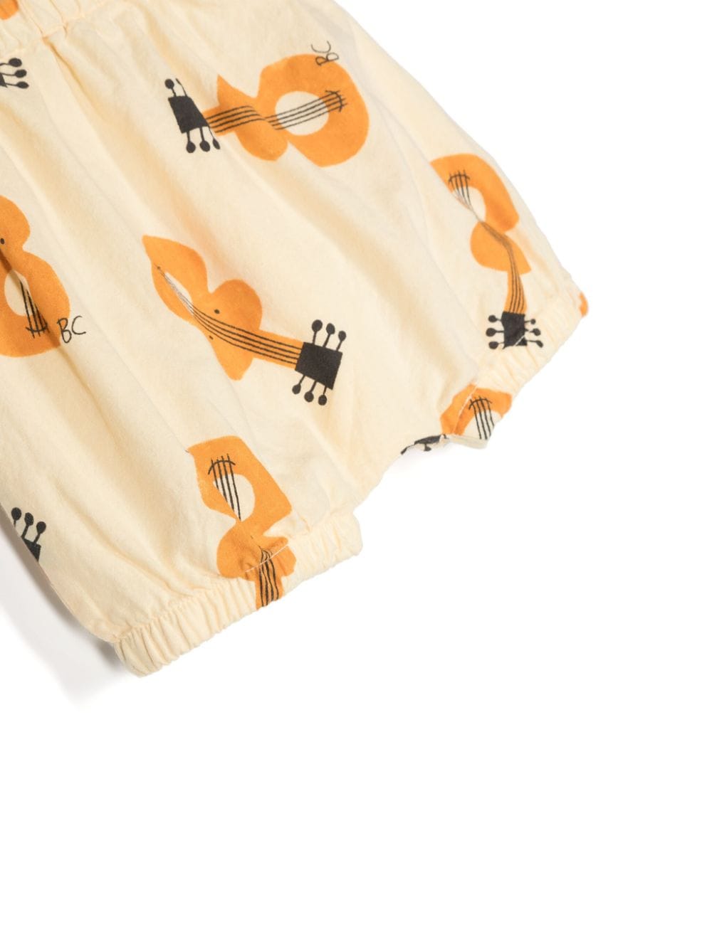 Shop Bobo Choses Acoustic Guitar-print Cotton Bloomers In Yellow
