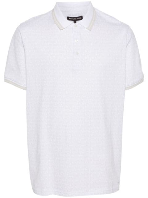 Michael Kors monogram-print polo shirt