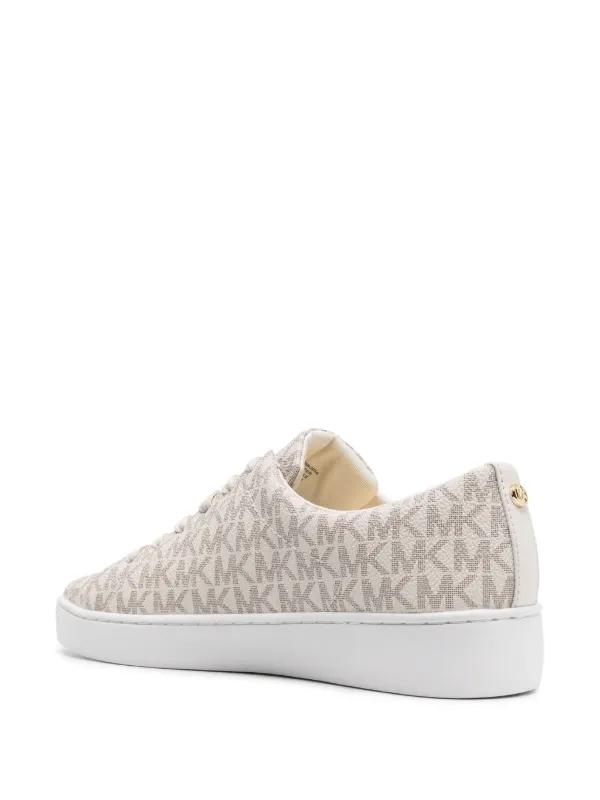 Michael Michael Kors Keaton Canvas Sneakers Neutrals FARFETCH PH