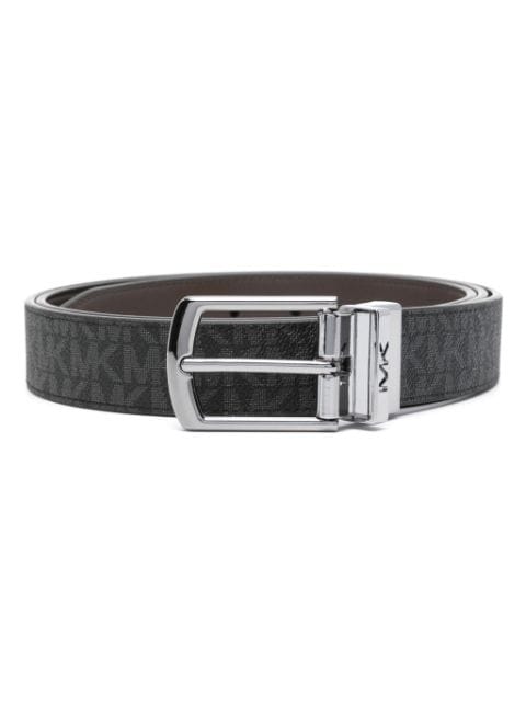 Michael Kors logo-print reversible belt