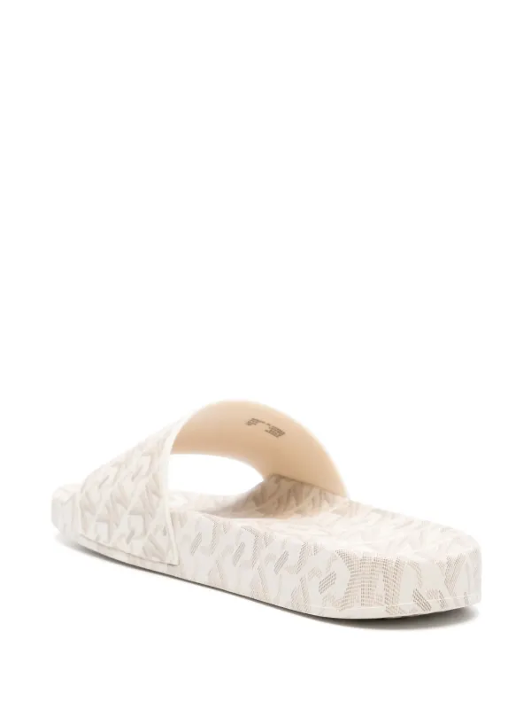 Michael Michael Kors Gilmore monogram-pattern Slides | Neutrals | FARFETCH  SG