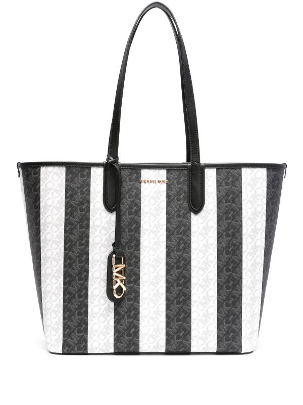 MK stripe purchases tote