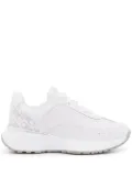 Michael Michael Kors monogram-panel leather sneakers - White