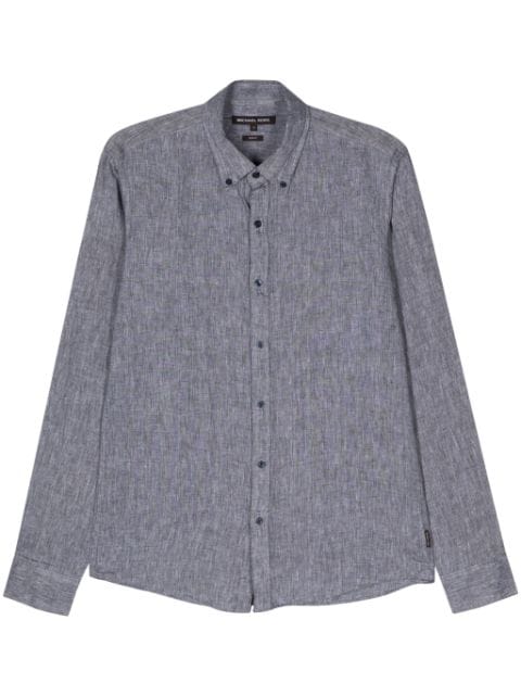 Michael Kors slub-texture linen shirt 