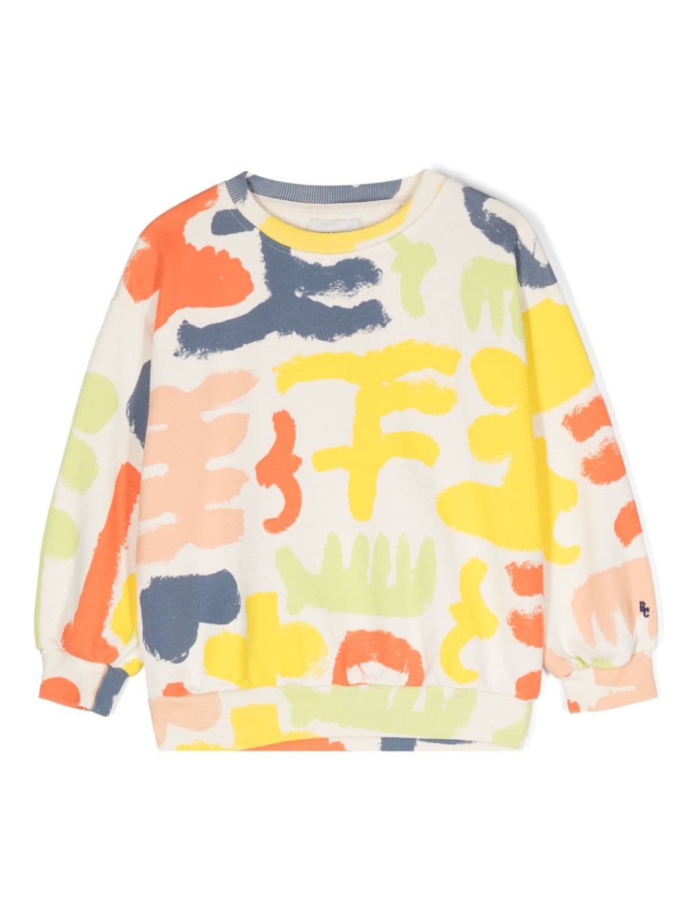 Bobo Choses Sweater met abstracte print Wit