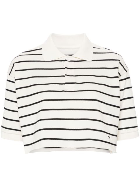 HommeGirls striped cotton polo shirt 