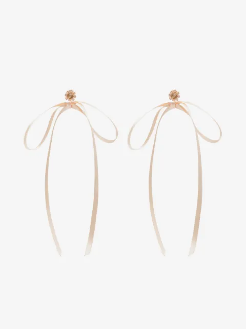 Simone Rocha リボン ビーズ ピアス