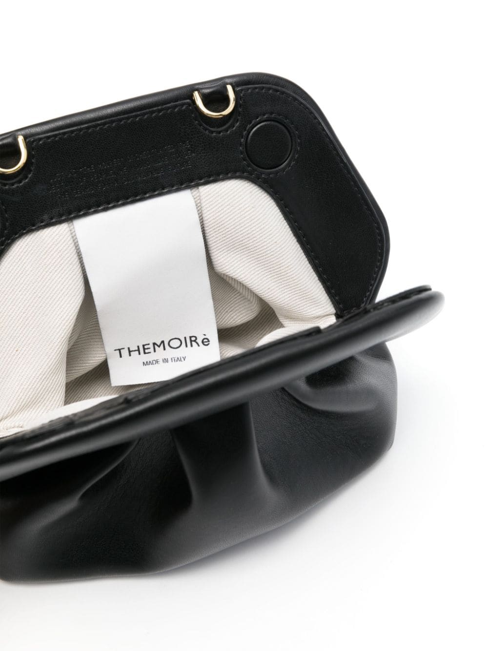 Shop Themoirè Gea Ruched-detail Cross Body Bag In Schwarz
