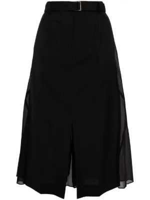 Junya Watanabe プリーツ スカート | ブラック | FARFETCH JP