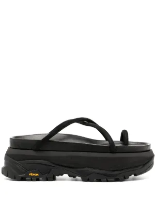 sacai platform sandals