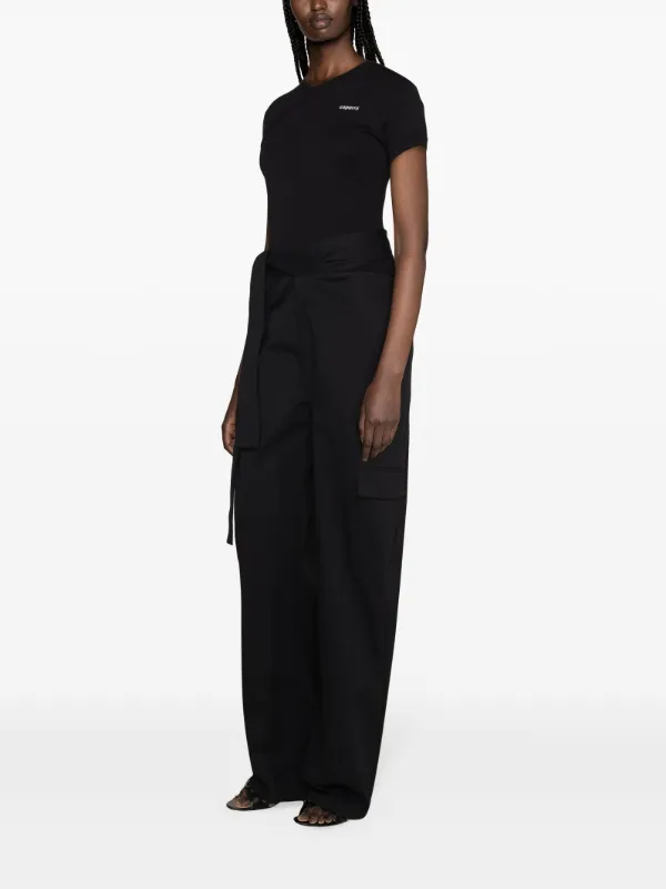 【関税込み】Coperni ブラック Speakers Tシャツ Coperni logo-print Cotton T-shirt | Black | FARFETCH BH