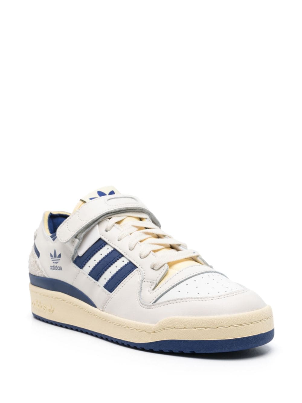 Shop Adidas Originals Forum 84 Leather Sneakers In White
