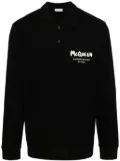 Alexander McQueen logo-embroidered polo shirt - Black
