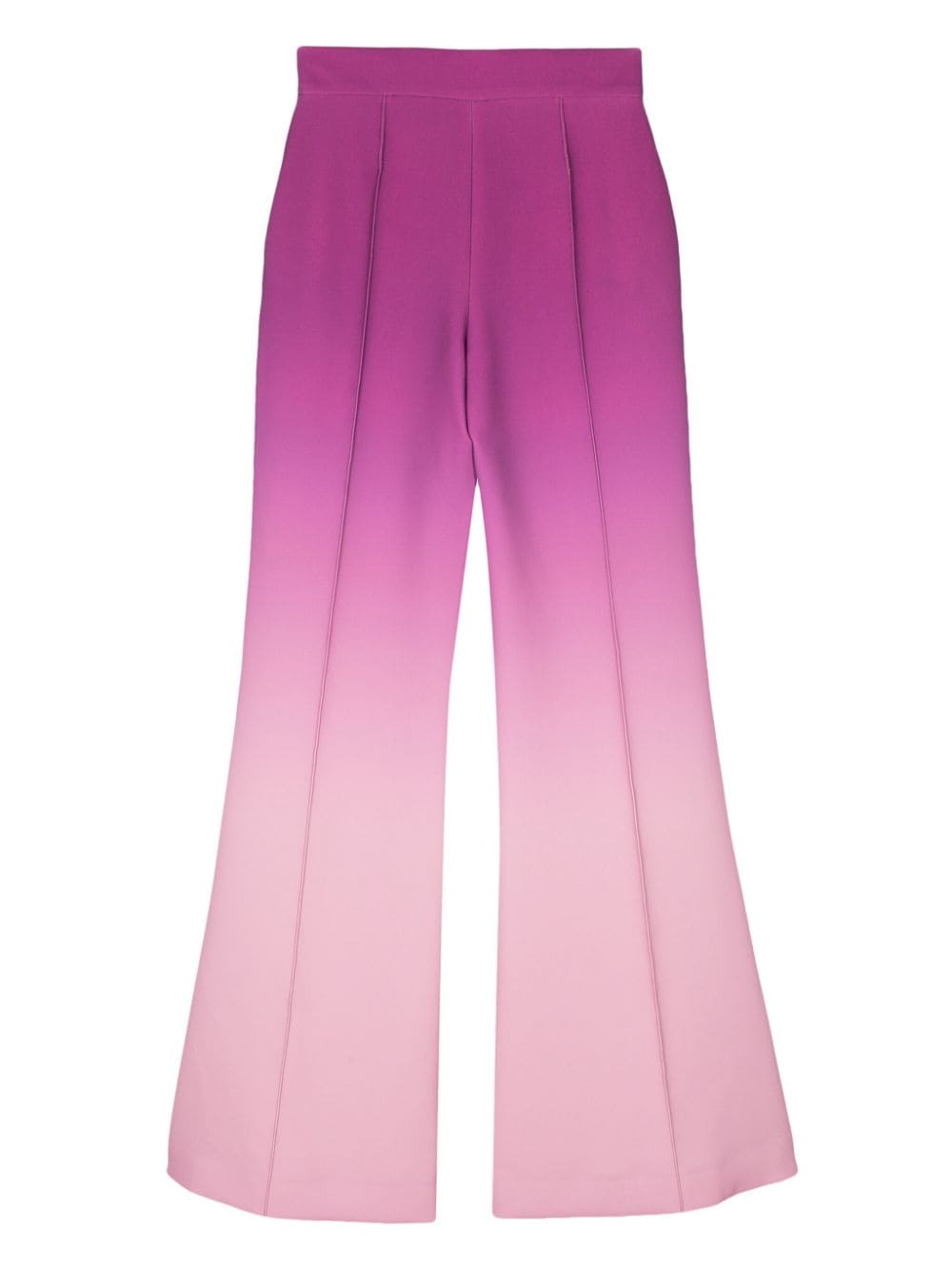 Shop Elie Saab Ombré-effect Trousers In Purple