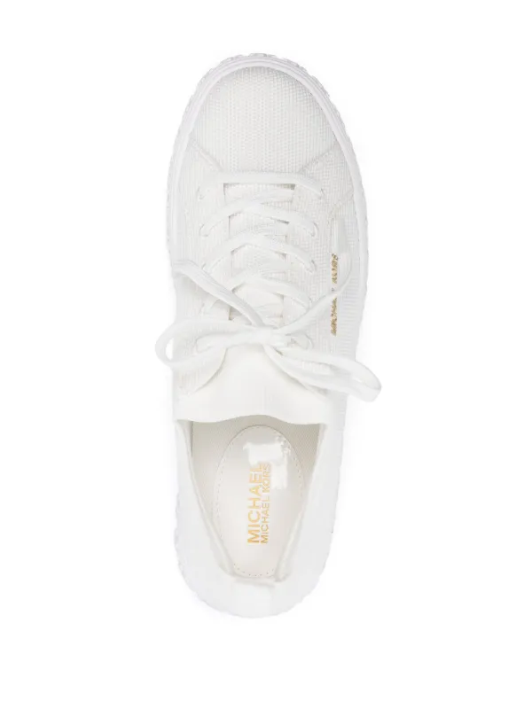 スニーカー MICHAEL KORS Women Sneakers 43R5SAFSCD740 White Michael Michael Kors Grove Knitted Sneakers | White | FARFETCH